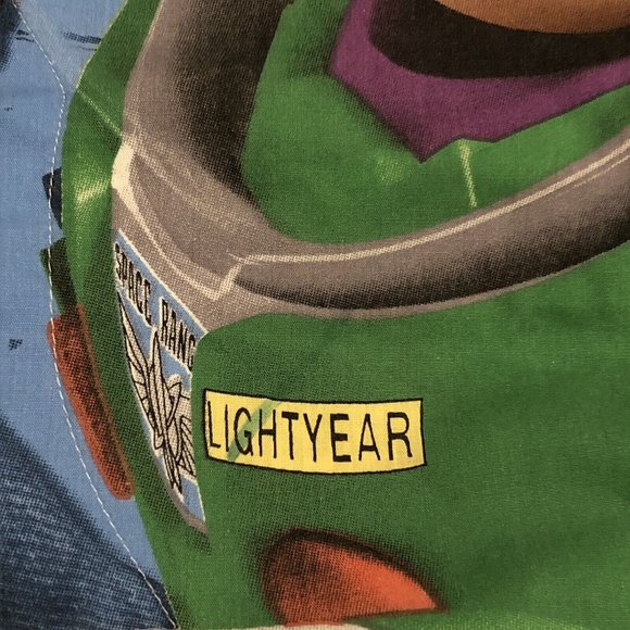 Disney Toy Story In 3-D Buzz Lightyear Woody Rex Comforter Blanket 40 x 53.5” - Picture 12 of 12